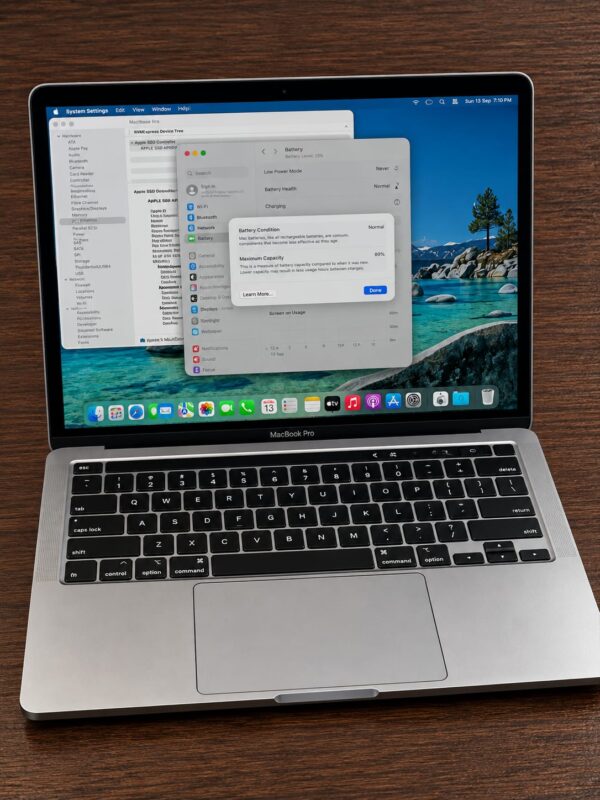 Apple MacBook Pro 13-inch M1 2020 8GB RAM 512GB SSD Silver Excellent Condition