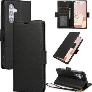 Urban Premium Leather Wallet Case for Samsung Galaxy S23+ – Black