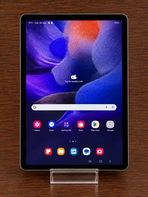 Samsung Galaxy Tab S7 FE 64GB Silver Wi-Fi 12.4-Inch Tablet – Excellent Condition