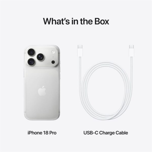 Apple iPhone 18 Pro 256GB Silver Brand New Factory Sealed
