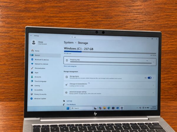 HP EliteBook 830 G8 13.3-inch Intel Core i7 16GB RAM 256GB SSD Silver – Good Condition