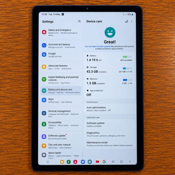 fddfe659-0fc9-4a12-b9e4-440bf5aa11bc.jpg Samsung Galaxy Tab S6 Lite 10.4-inch 64GB Oxford Grey – Good Condition