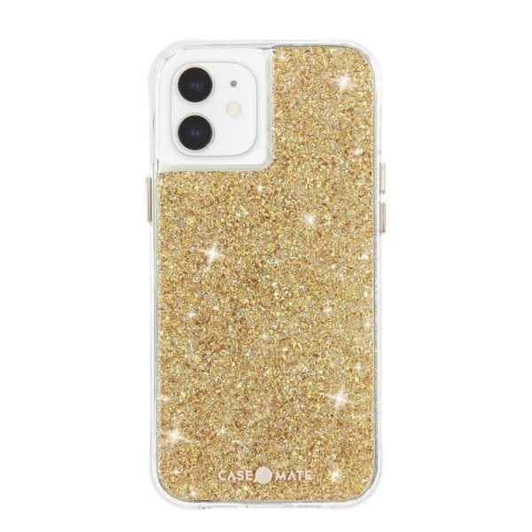1f1141d0-524a-4877-9dba-9af7f6529b2a.jpg Twinkle Stardust Gold Case for iPhone 12 Mini / iPhone 13 Mini 5.4-inch Protective Phone Cover