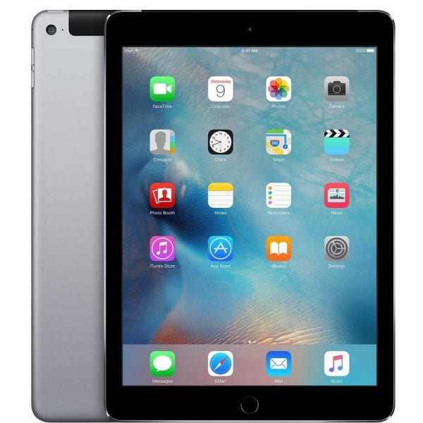 Apple iPad Air 2 128GB Space Grey Wi-Fi + Cellular – Good Condition – FREE Kids Case