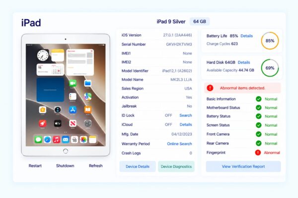 4ddc7b51-af2c-4021-bc58-94f72ddff8e8.jpg Apple iPad 9th Generation 64GB Silver Wi-Fi – Good Condition