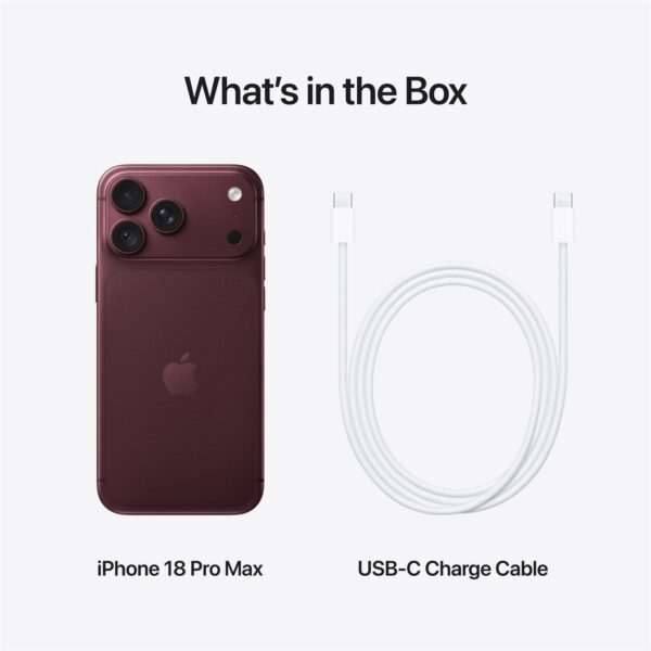 6df8ff1e-c03d-495c-9198-f8c2a7c9efa1.jpg Apple iPhone 18 Pro Max 256GB Burgundy – Brand New – Afterpay Available