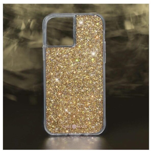 e996d141-f791-465d-9164-d5e068bcf919.jpg Twinkle Stardust Gold Case for iPhone 12 Mini / iPhone 13 Mini 5.4-inch Protective Phone Cover