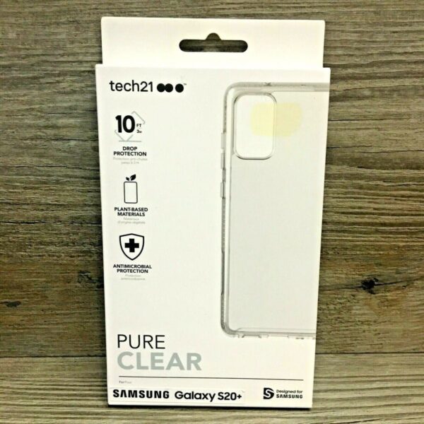 ed89e299-615a-4632-b7fe-26e7b70e9bcd-1.jpg Tech21 Pure Clear Case for Samsung Galaxy S20+ / S20 Plus 5G Protection cover